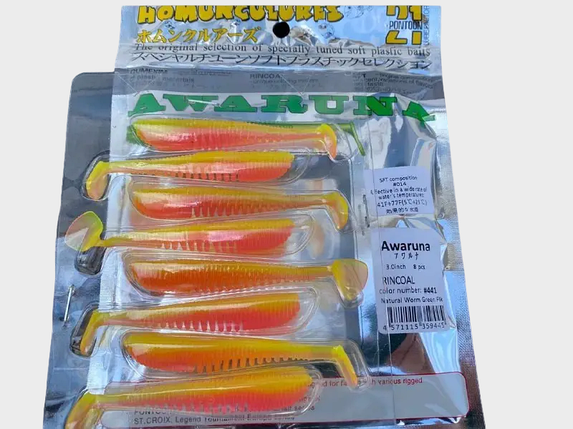 Силіконова приманка Віброхвіст Pontoon21 Awaruna 3.0, фото 1