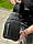 Чоловічий стильний слінг на плече 18х32х6, сумка рюкзак для подорожей та відпочинку TIDING BAG 7862 чорна, фото 3