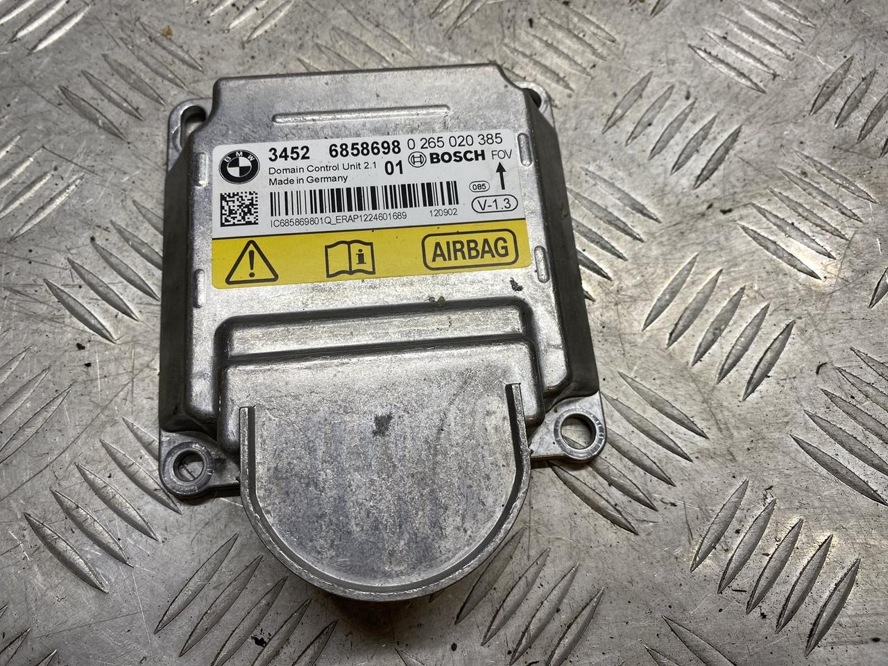 Б/В Блок управління подушками безпеки BMW 3 F30 34526858698, фото 1