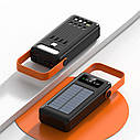 Універсальна мобільна батарея ACL PW-19 50000mAh + сонячна панель + ліхтарик, фото 6