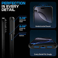 Чохол SUPCASE Unicorn Beetle Mag для iPhone 16 Pro Slim Clear MagSafe Camera Control Button, Чорний, фото 7