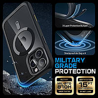 Чохол SUPCASE Unicorn Beetle Mag для iPhone 16 Pro Slim Clear MagSafe Camera Control Button, Чорний, фото 5