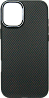 Накладка iPhone 16 Plus Carbon TPU PC MagSafe
