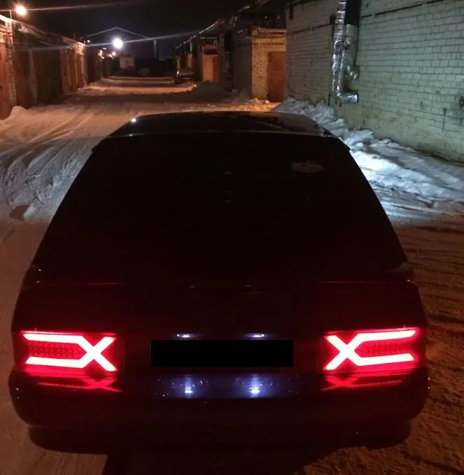 Ліхтарі задні на авто ВАЗ 2108, 2109, 21099, 2113, 2114 задні X-LED комплект 2 шт.