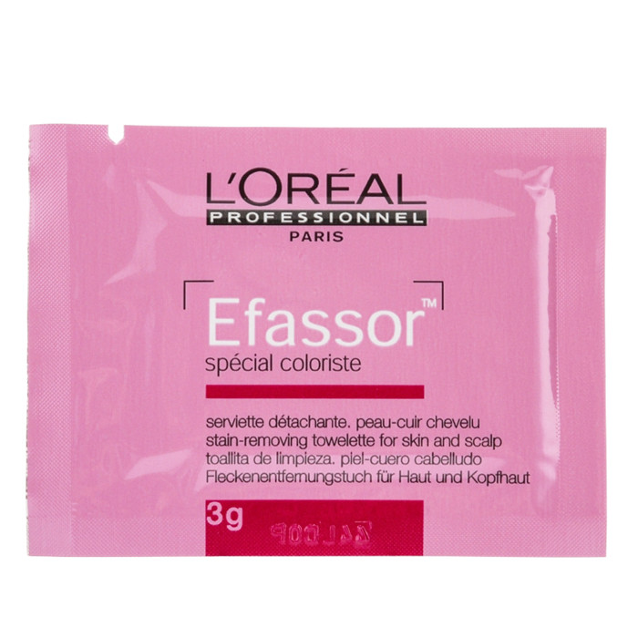 Серветки для видалення фарби зі шкіри L'Oreal Professionnel Efassor Special Coloriste 1 х 3 г, фото 1
