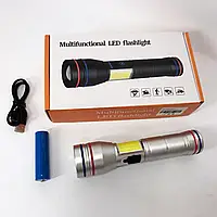 Тактичний ліхтар PLD-231 WHITE LASER LED PM10-TG+COB white+red 1х26650 Ліхтарик police