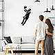 Настінний декор для дому картина лофт Баскетболіст декоративне панно 30x15 см Woodyard (19058--30x15), фото 6