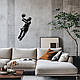 Настінний декор для дому картина лофт Баскетболіст декоративне панно 30x15 см Woodyard (19058--30x15), фото 10