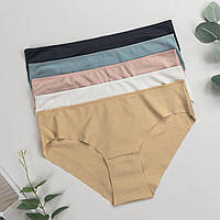Труси жіночі сліпи безшовні Nicoletta Туреччина батал 2XL, 3XL, 4XL| 5 шт.