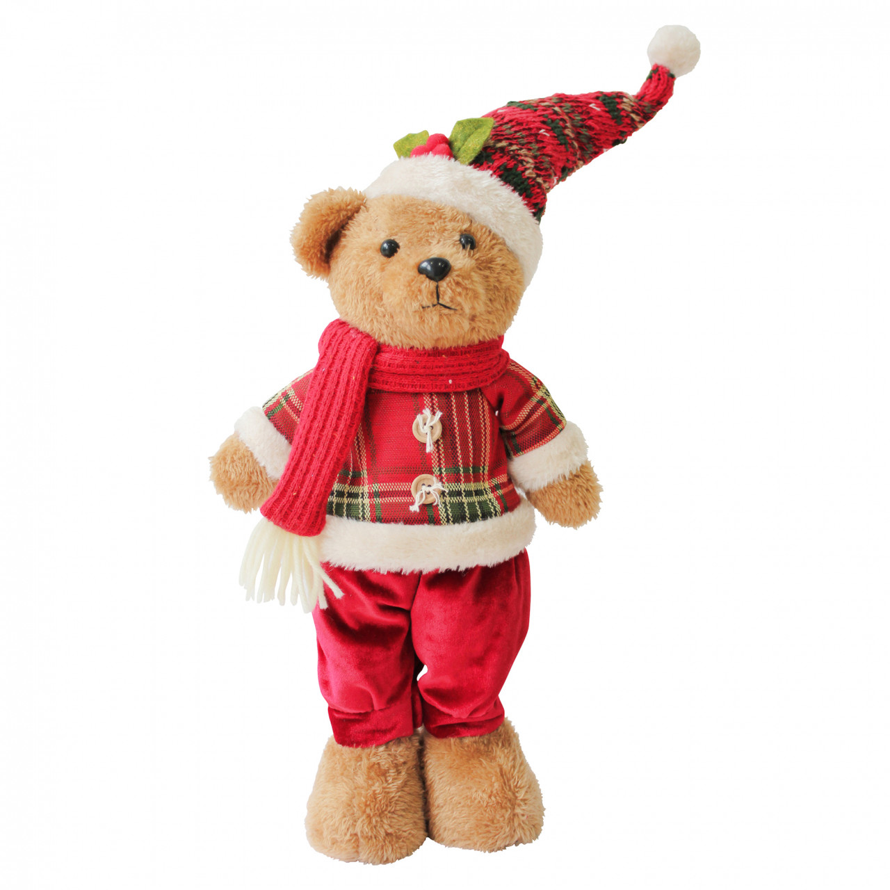 Новорічна м'яка іграшка Yes! Fun Ведмедик хлопчик 50 см (974931), фото 1