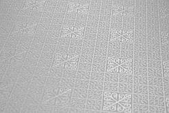 Шовкова церковна тканина Капернаум білий з сріблом
