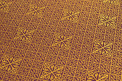 Шовкова церковна тканини Капернаум фіолетовий з золотом