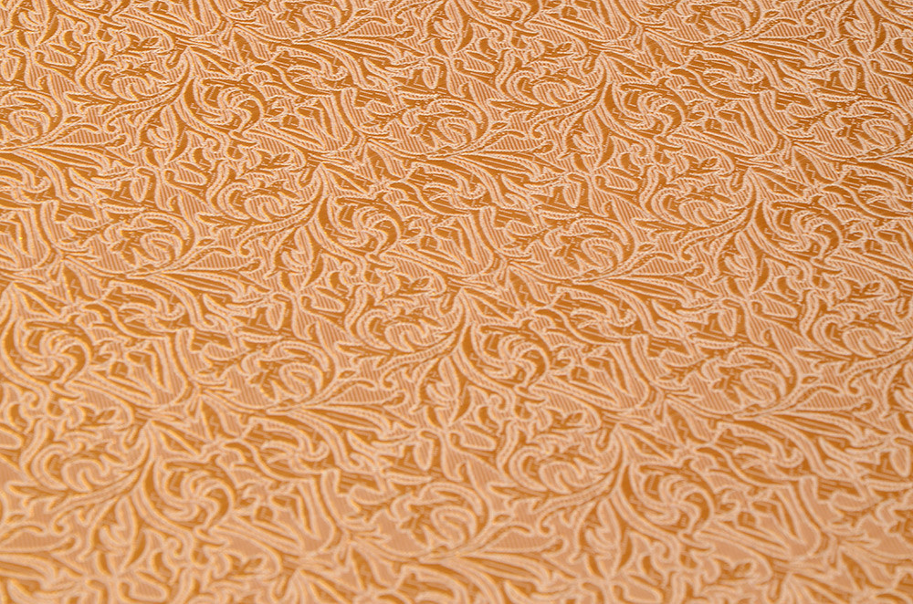 Шовкова церковна тканина Смірна біла із золотом, фото 1