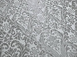 Шовкова церковна тканина  Купина біла з сріблом