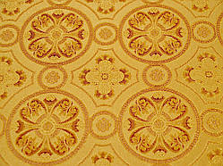 Церковна тканина  Візантія золота з бордовим контуром з золотом комбо