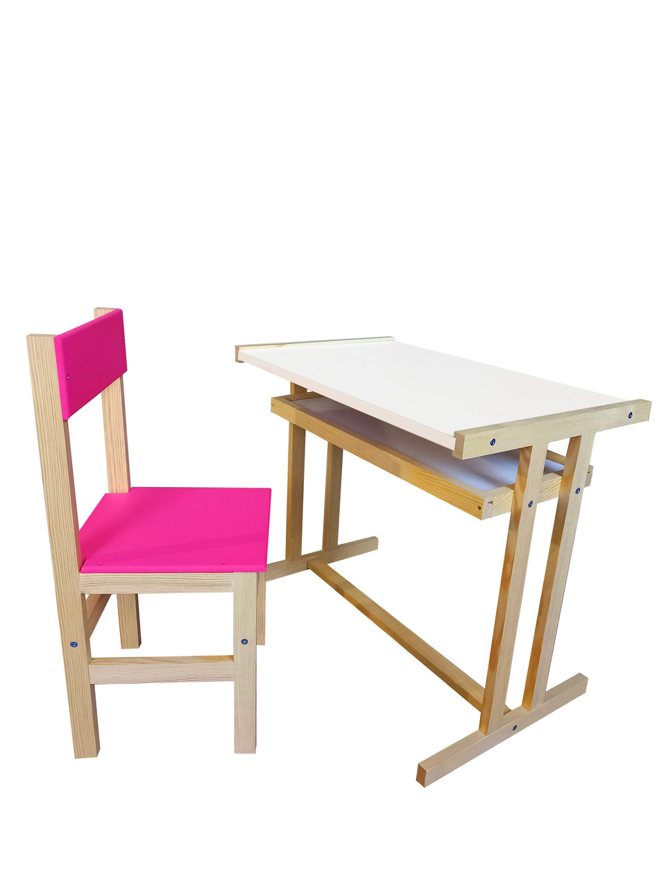 Дитячий стіл парта та стілець, парта дитяча для навчання, гри, малювання та розвитку, у коробці 60х40х10 см, арт.ПА 4
