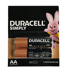 Батарейка Duracell AA LR06 ціна за 1 шт 03.2034г 02282