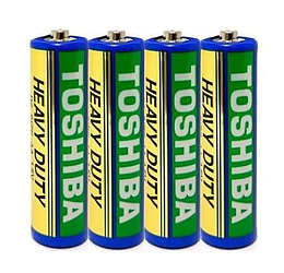 Батарейка пальчикова AA LR6 Toshiba R6KG 03.2026г 00670