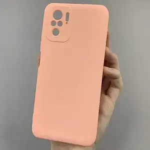 Чохол Silicone Case Xiaomi Redmi Note 10/10s Персиковий