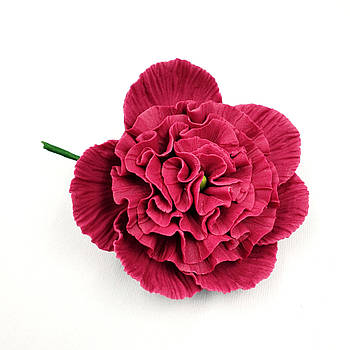 Цукрова прикраса Slado Півонія малий бордовий