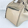 Сумка жіноча Челсі" натуральна шкіра, латте матова, фото 7