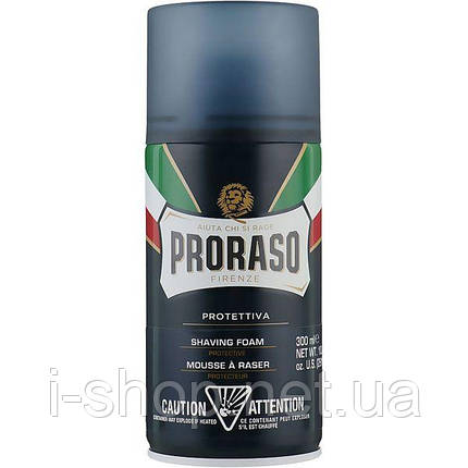 Піна для гоління з екстрактом алое Proraso shave protective foam 300 ml, фото 1