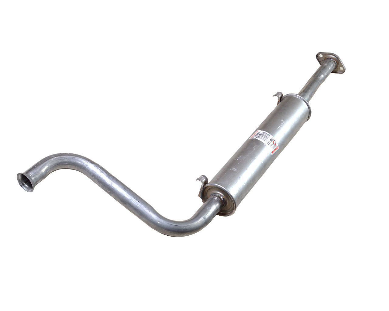 Резонатор ВАЗ 21082, під каталізатор, інж. Євро-1, алюмінізований