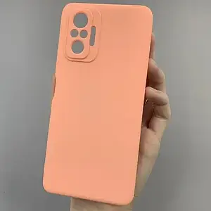 Чохол Silicone Case Xiaomi Redmi Note 10 Pro Персиковий