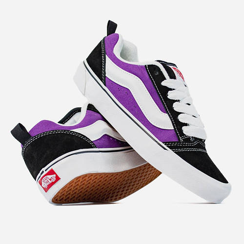 Кеды мужские Vans KNU Skool Purple Black, Стильные кеды Ванс KNU Скул ...