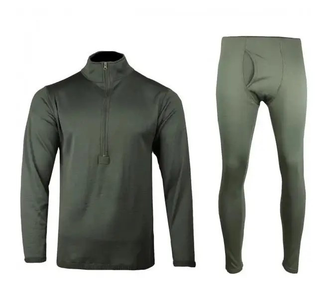 Тактична флісова термобілизна Mil-Tec Thermofleece Underwear gen. III Level 2 - Olive -11222001, фото 1