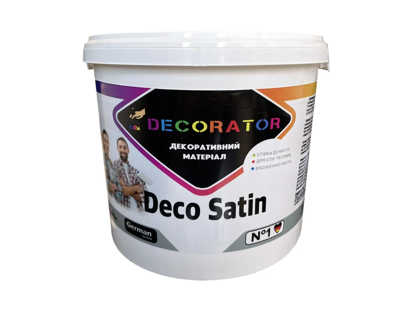 Декоративна штукатурка ТМ DECORATOR Deco Satin 5.5кг