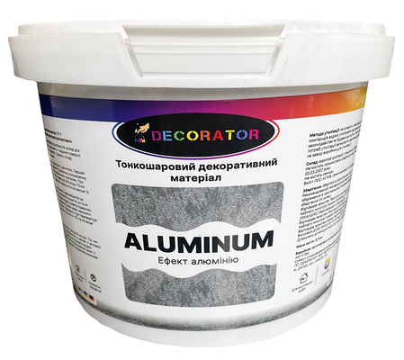 Декоративна штукатурка для стін і стелі, ТМ DECORATOR ALUMINUM, фото 1