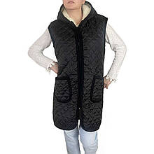 Жилетка "Балонова довга, з капішоном" ЖО14