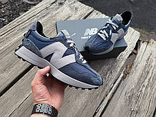 Чоловічі кросівки New Balance 327 Cordura U327OC сині Оригінал, фото 4