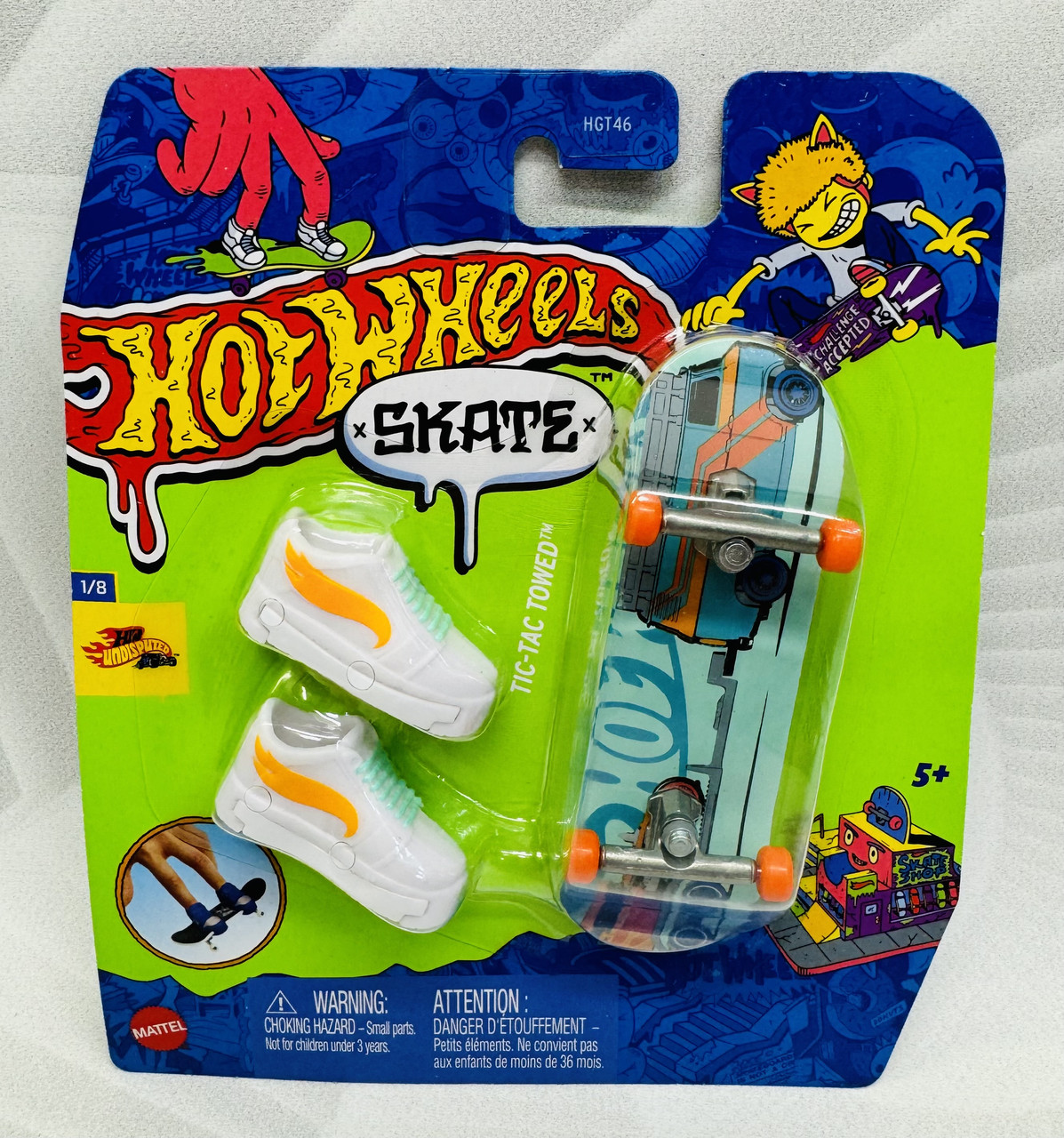 Скейт і взуття Hot Wheels Skate Tic-Tac Towed Хот Вілс