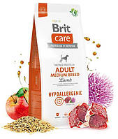 Сухий корм для дорослих собак середніх порід Brit Care Dog Hypoallergenic Adult Medium Breed 12 кг