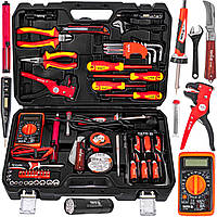 Набір інструменту для електрика з тестером Yato YT-39009 68 елементів у кейсі