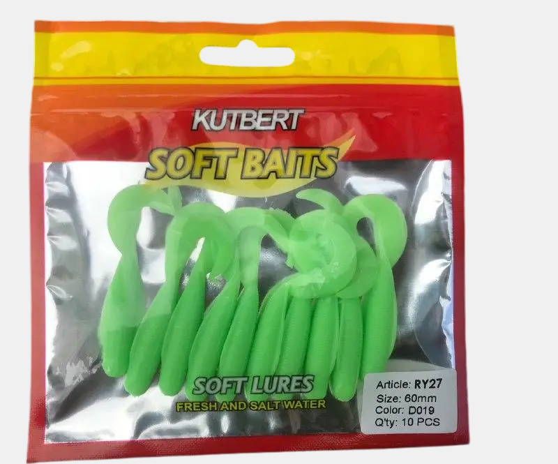 Силіконова Приманка Kutbert Твістер 60мм