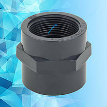 Муфта із внутрішньою різьбою ⌀ 32 мм * 1" ПВХ Era клейова