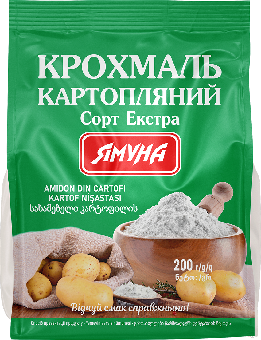 Крохмаль картопляний 200г ТМ Ямуна