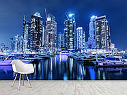 Самоклеюча плівка Oracal "Нічне місто", фото шпалери для декору кімнати, офісу, закладів, фото 8