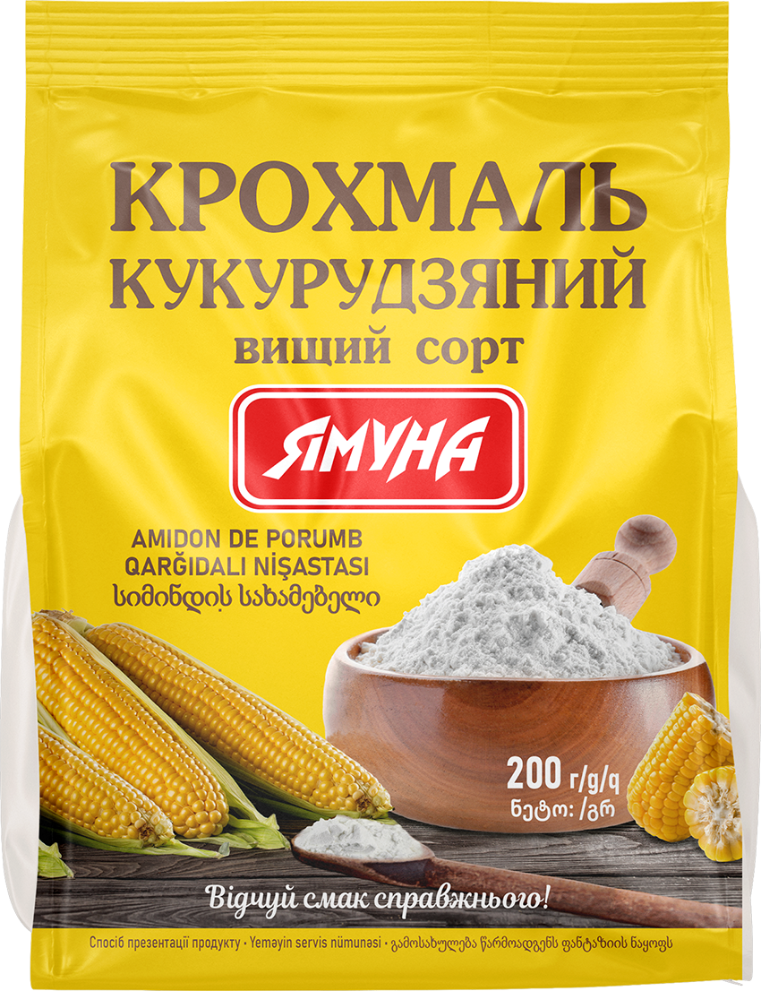 Крохмаль кукурудзяній 200 г ТМ Ямуна