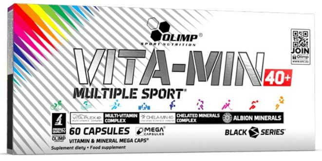 Вітаміни для людей старше 40 OLIMP Vitamin Multiple Sport 40 plus 60 капс