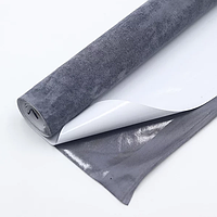 Алькантара самоклеюча тканина для авто сіра 50 х 150 см