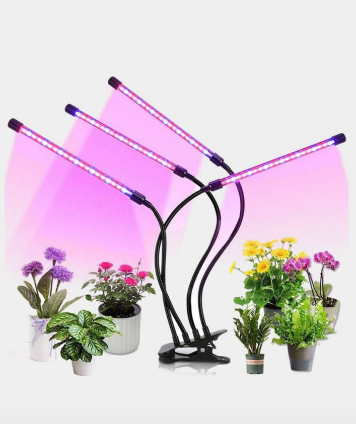 Фітолампа 3 LED на прищіпці
