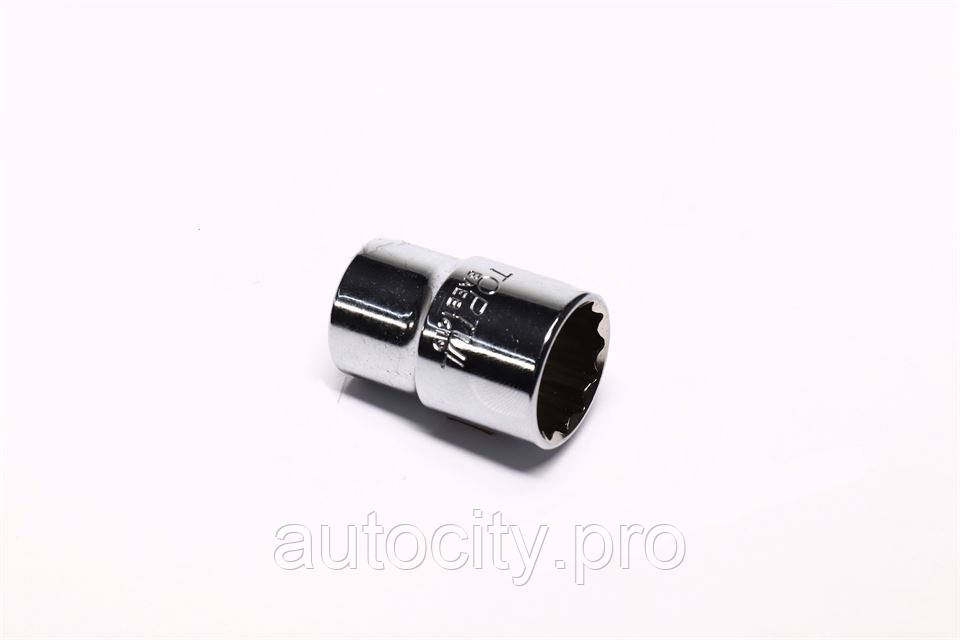 Головка торцева 1/2" 19 мм 12-гранна (в-в TOPTUL)