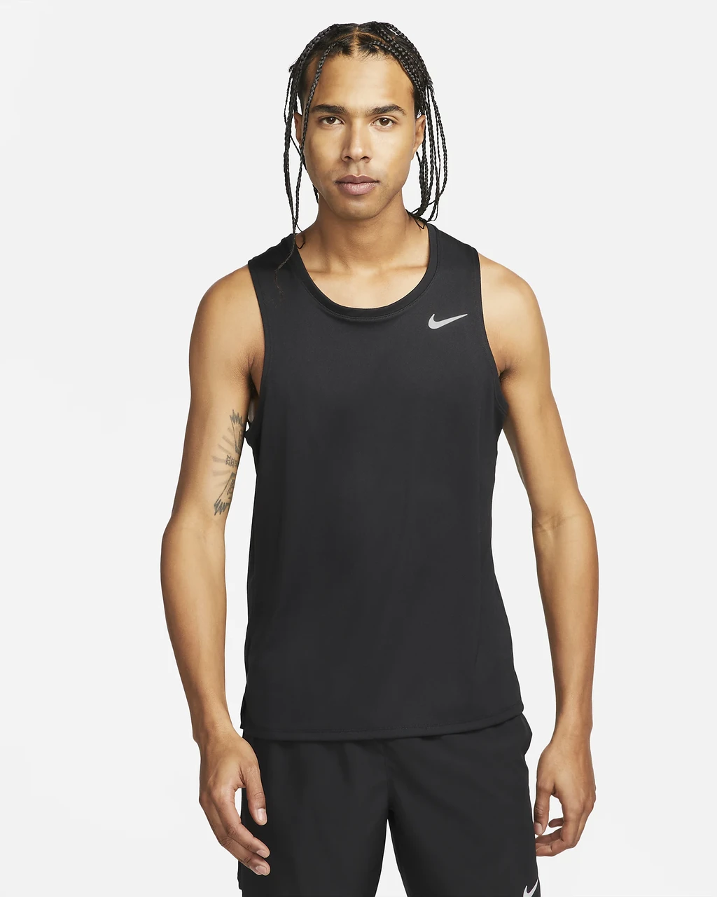 Майка чоловіча спортивна Nike Miler Men's Dri-FIT Running Tank (DV9321-010)