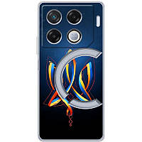 Чохол Силіконовий з Картинкою на Infinix GT 20 Pro (Патріотичний, Герб України)