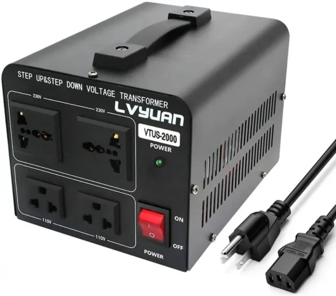 Перетворювач напруги 220v в 120v 2000W ( 1000W )