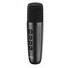 Bluetooth колонка з мікрофоном та підсвічуванням, USB, SD, FM, K52 / Бездротова колонка музична / Караоке, фото 6